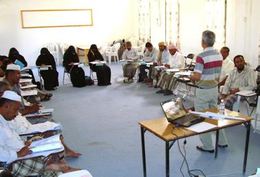 Course on design and preparation  ends  in Seiyoun City