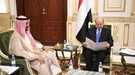 President Hadi receives a letter from Amir of Kuwait State
