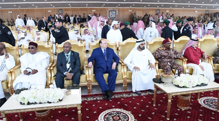 Hadi attends conclusion of Gulf Shield 1 drill in eastern Saudi Arabia