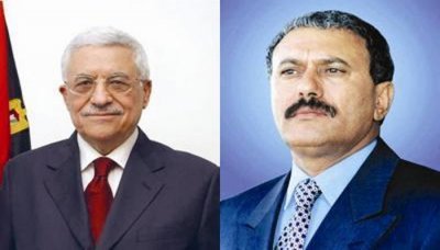 Abbas congratulates Saleh on Yemeni Revolution