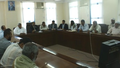 Al-socotry chaires a meeting of fishing associations heads located in Hadhramout