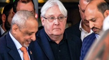 UN envoy Griffiths leaves Sanaa for Riyadh