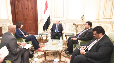 President receives Dutch ambassador to Yemen