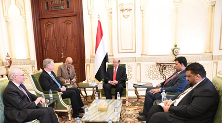 President Hadi receives US Deputy Assistant Secretary of State