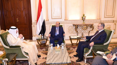 President Hadi receives chief of IOC
