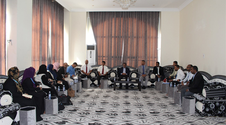 UN's agencies on a visit to Hudramout province