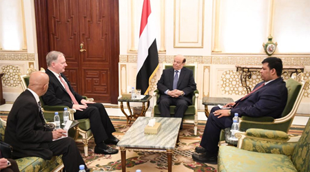 President Hadi receives US Ambassador