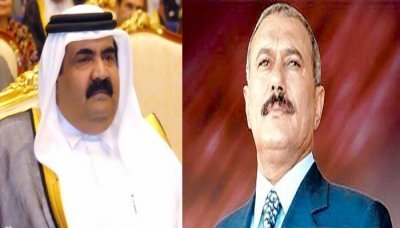 President Saleh receives phone call from Qatar's Emir