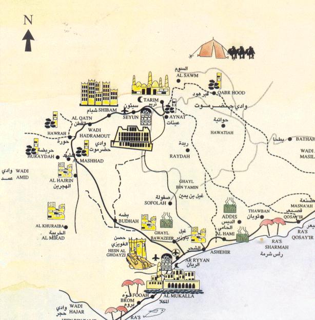 Hadhramaut Map
