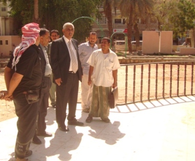 Omaier inspects the progress of rehabilitating seiyoun park and streets     