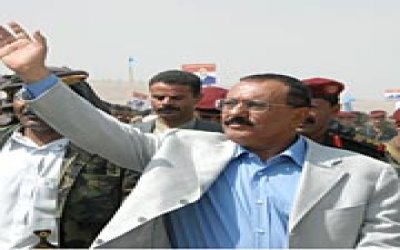 Saleh visits Sana'a war museum
