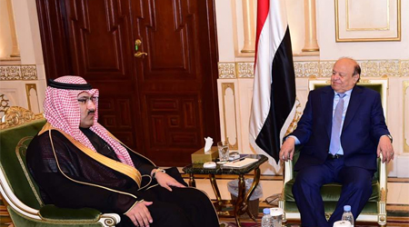 Hadi praises Saudi stance by Yemen's side