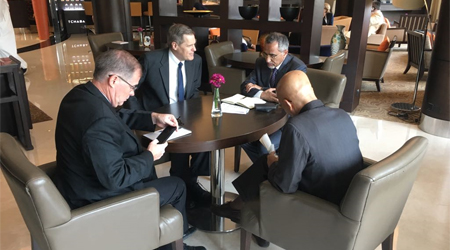 Zimam, US Ambassador discuss financial situation in Yemen