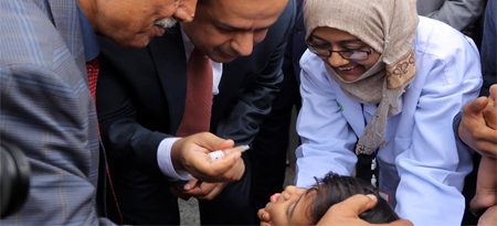 PM launches second anti-polio national campaign