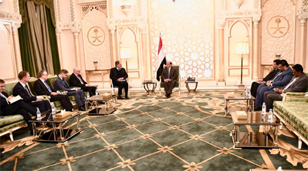 President Hadi praises cooperation between Yemen, Germany