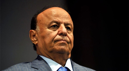 Hadi meets with Yemen's top officials to discuss how to overcome current obstacles‏
