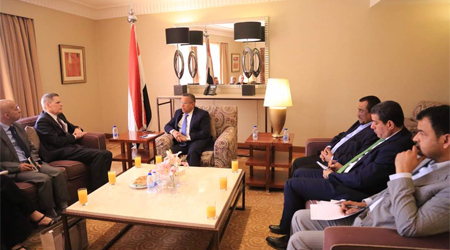 Houthis have never been serious about peace, bin-Daghr tells US ambassador