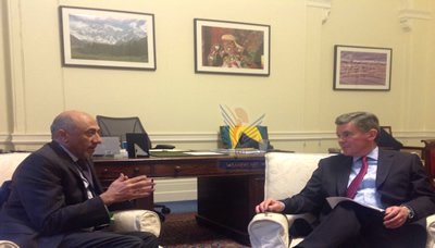 Yemeni official meets UK Minister of State