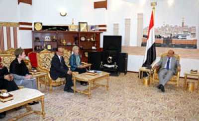 President Hadi meets with NDI delegation