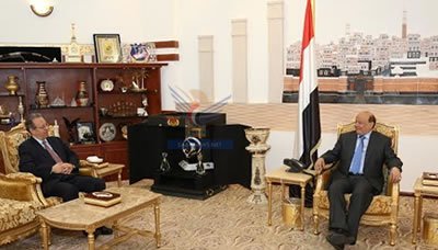 President Hadi meets with Jamal Benomar