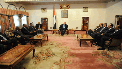 President Hadi receives Djiboutian Information Minister