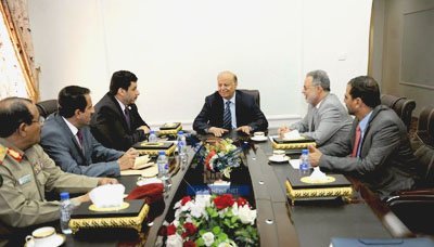 President Hadi receives Presidential Committee tasked with solving Sa'ada issue