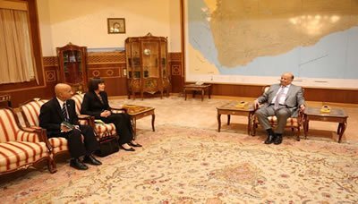 President Hadi receives US chargé d'affaires in Sana'a