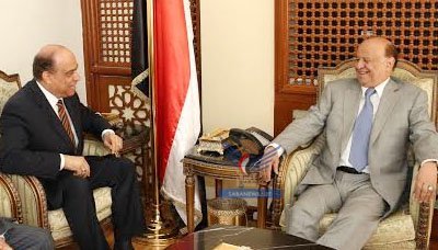 President Hadi receives Egyptian Ambassador to Yemen