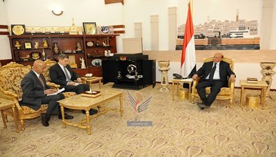 President Hadi receives U.S. ambassador to Yemen