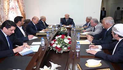 President Hadi holds meeting with his advisors' body