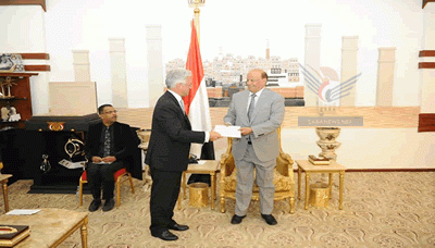 President Hadi receives letter from UK PM
