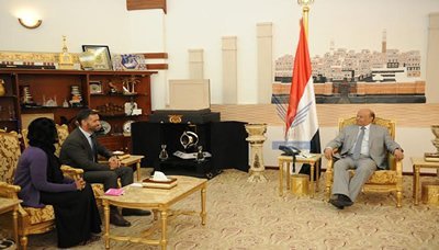 President meets French diplomat