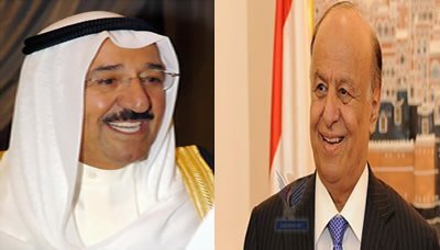 Kuwaiti Amir receives letter from President Hadi