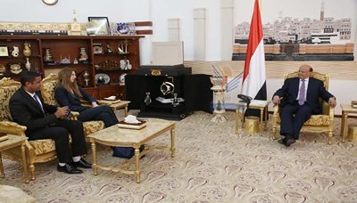 President Hadi receives UK ambassador