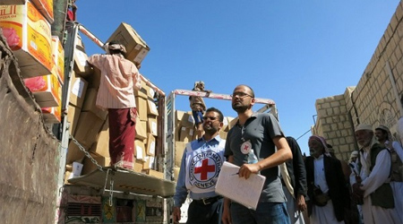 ICRC plans to send a test shipment of rice to Yemen this month‏