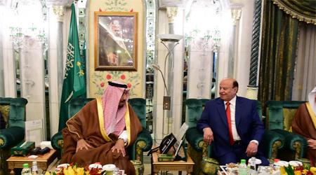 Custodian of Two Holy Mosques receives President Hadi