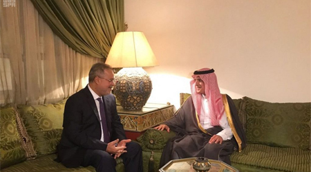 Al-Mekhlafi, al-Juebeir discuss political developments in Yemen