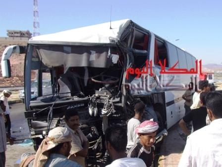  horrific accident in Mukalla ,three people killed