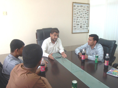 Al-hgaff University  students Visits Broum Fish Company 