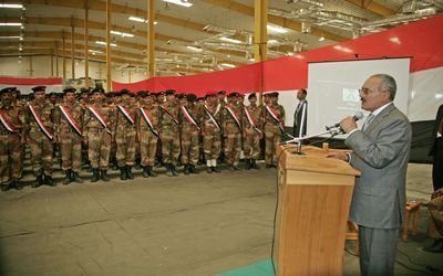 President Saleh visits Badr Camp