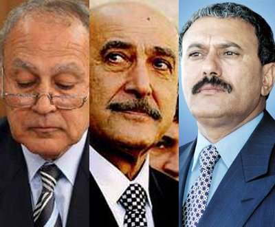 Saleh meets Egyptian FM, Intelligence Head
