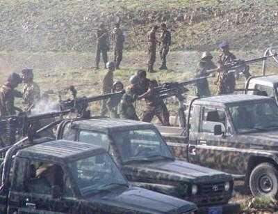 Successful advance towards Sufyan-Saada line, rebels positions pounded