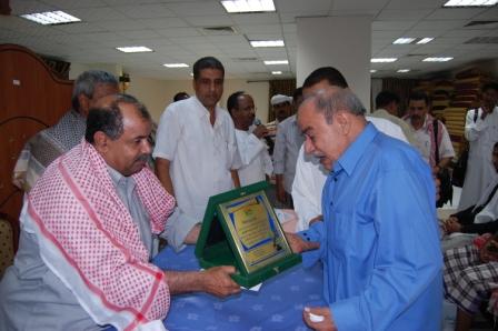 At a ceremony honoring him .. Captain Mohammad Al-fardi : I am proud
