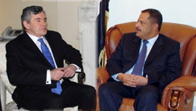 UK's Brown receives President Saleh letter