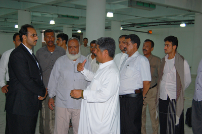 Hadramout's  local Secretary-General inspects Mukalla Mall Project