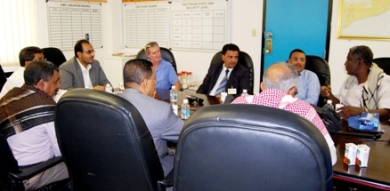 Equipment for the establishment of artificial pastures   arrives to Hadhramaut.