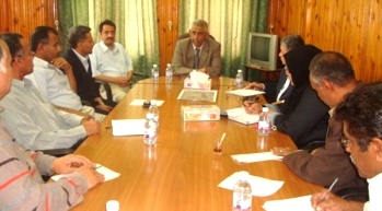 Omaier inspect  the operational work on Seiyoun and Tarim sewage project  