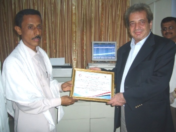 Total Yemen company's  Director  visits Seiyoun General  hospital