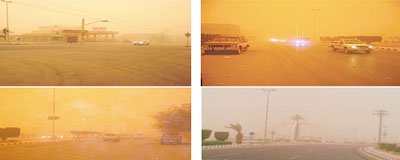 Center for Meteorology warns the public of a mass of air laden with 