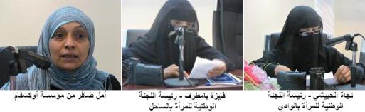 Workshop in Seiyoun to analyze provincial plans for Wadi  districts